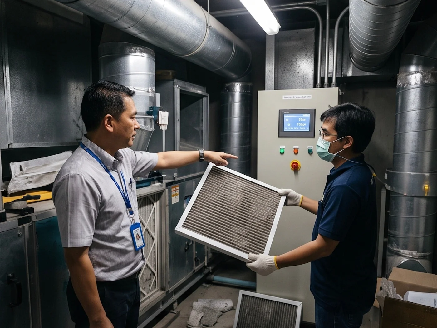 PM2.5 ในออฟฟิศ: ปิดกระจกแล้วฝุ่นเข้ามาจากไหน? Fresh Air, Filter และ Positive Pressure ทำงานอย่างไร