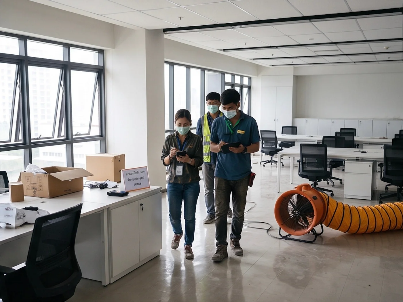 รีโนเวทเสร็จแล้วเข้าอยู่ได้เลยไหม? Flush-out, Ventilation และการเตรียมอากาศก่อนเปิดใช้งาน